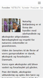 Mobile Screenshot of naturlig-beklaedning.dk